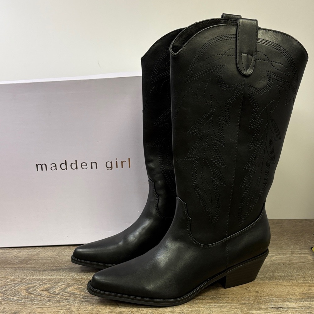 NEW Madden Girl REDFORD Western Boots 9.5